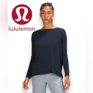 Lululemon Back In Action Long Sleeve size 8 NWOT